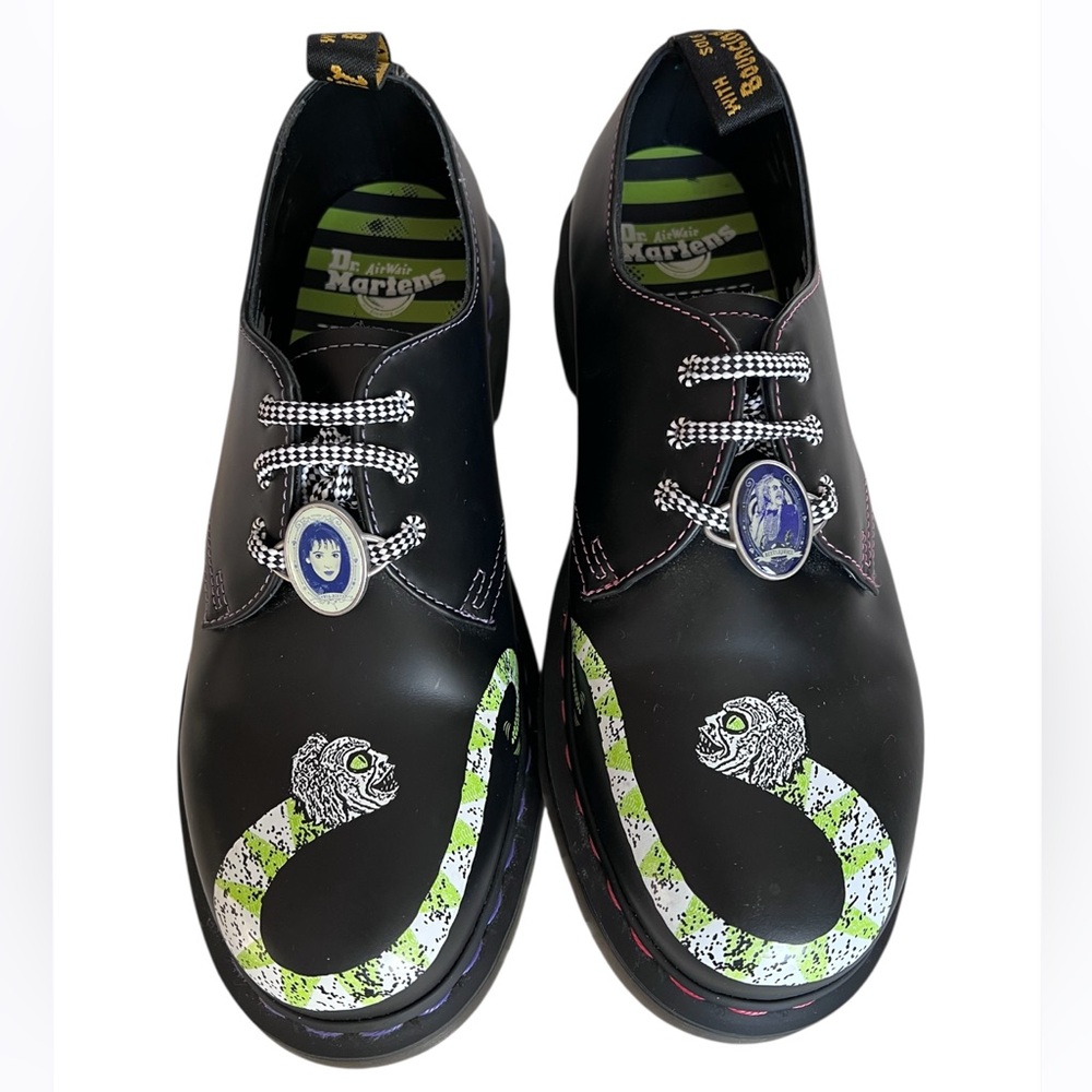 Dr. Martens LIMITED EDITION Women's 1461
Beetlejuice X Warner Bros Studio Size 9 - Picture 6 of 16